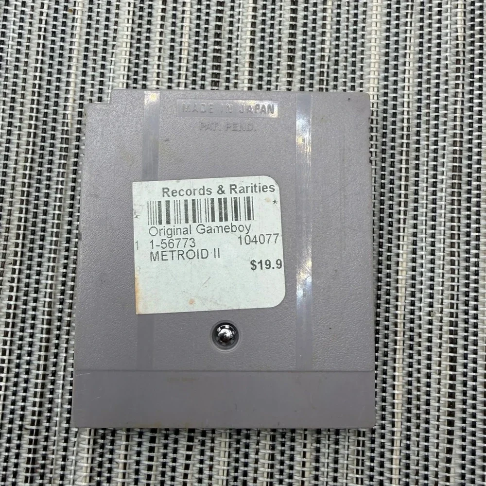 Metroid II Return of Samus Nintendo Game Boy DMG-ME-USA Authentic Cartridge 1991